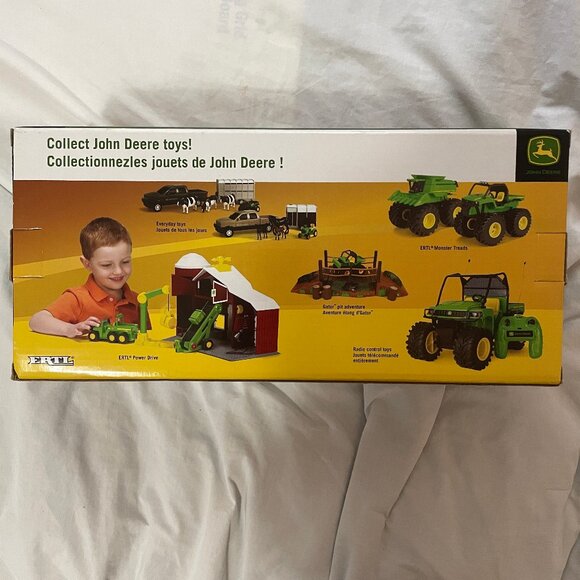 NIB ERTL JOHN DEERE MONSTER TREAD SEMI HAULER W/ UTV GATOR 37584 Learning Curve - Picture 12 of 16